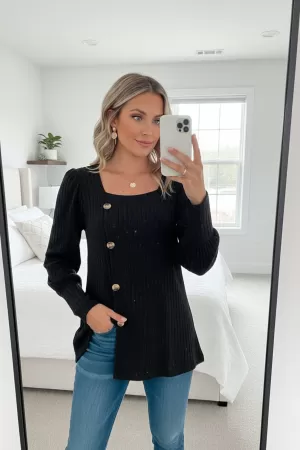 Kadın Uzun Kollu Düğmeli Mevsimlik Bluz – Yumuşak Dokulu, Esnek ve Sıcak Tutan Kumaş