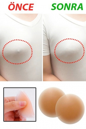 Kadın Ten Silikon Göğüs Ucu Gizleyici Nipple Cover